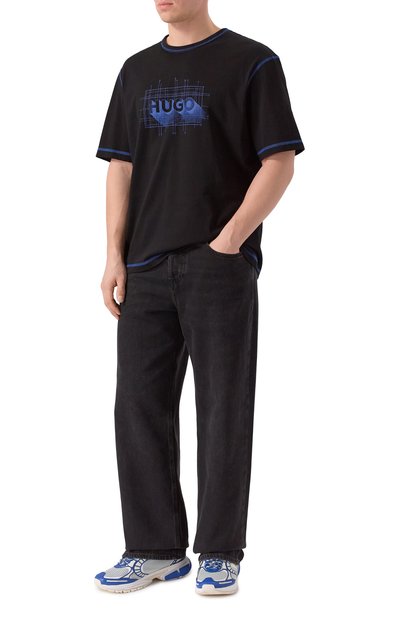 Хлопковая футболка HUGO BLUE, арт. 50553498, фото 2