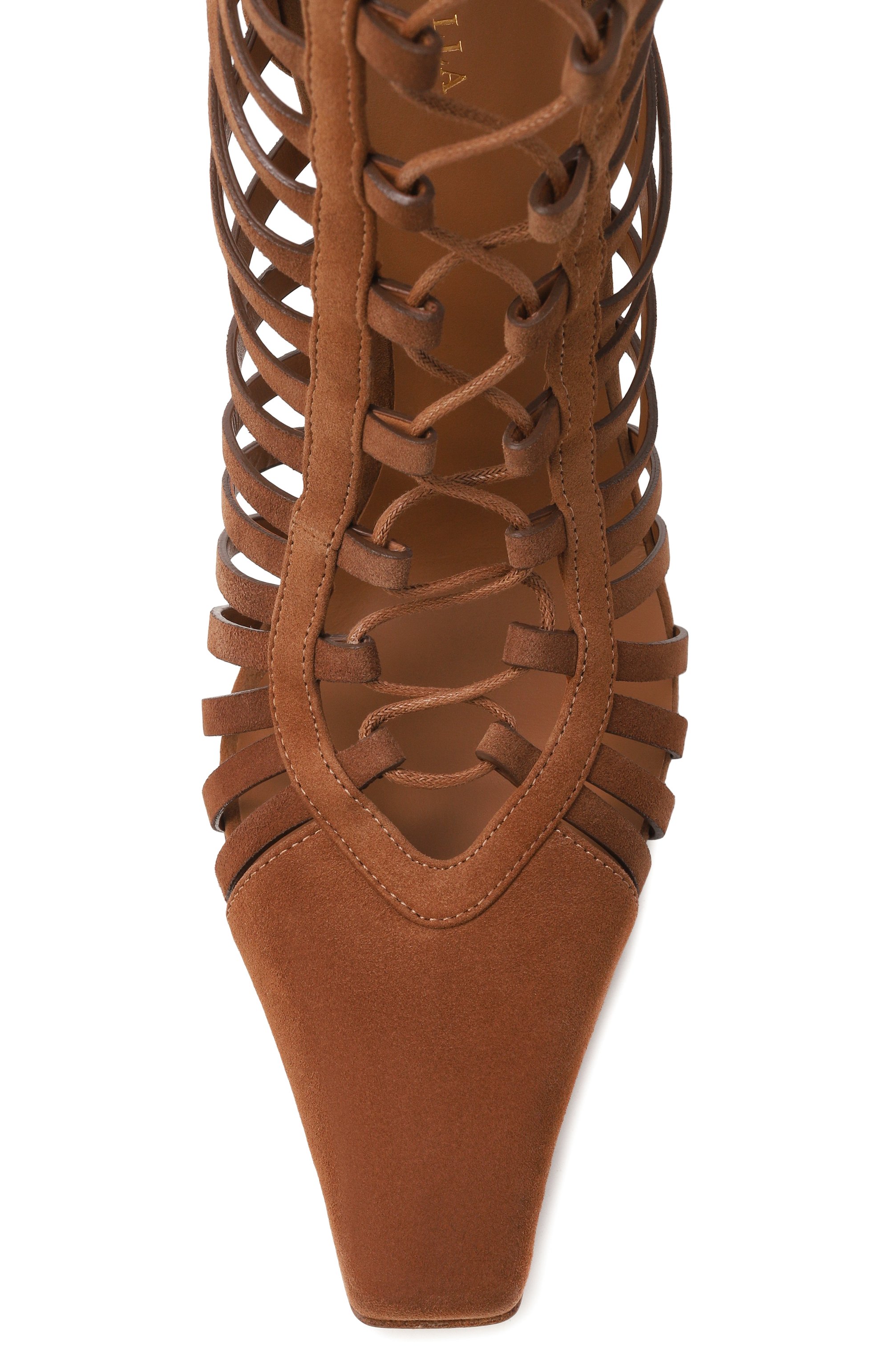 Замшевые ботильоны cage 120 LE SILLA, арт. 4320E100BXPPVEP, фото 6