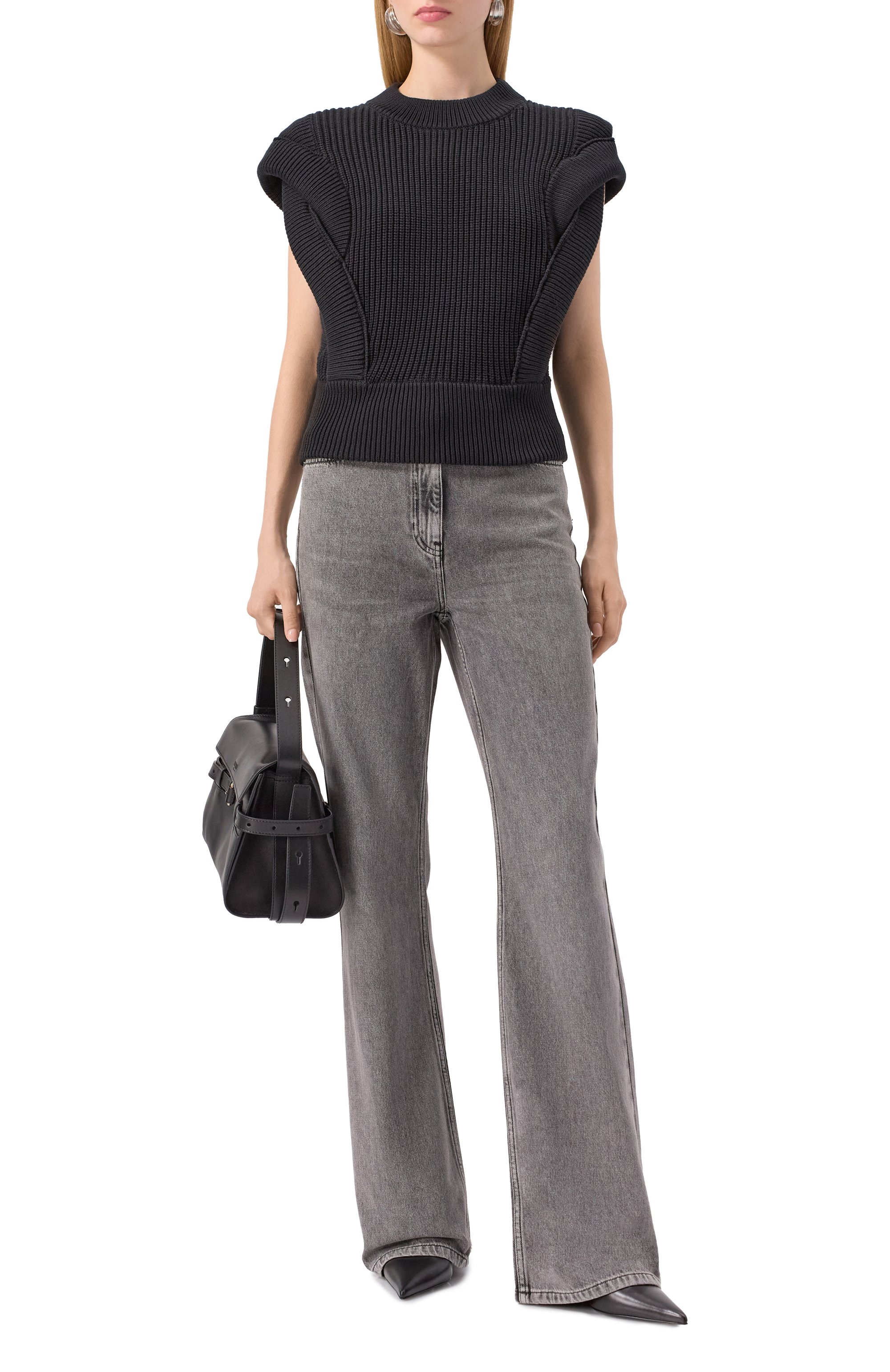 Джинсы IRO серого цвета по цене 34900 руб., арт. WP23PAULINI, фото 2 Джинсы IRO, арт. WP23PAULINI, фото 2