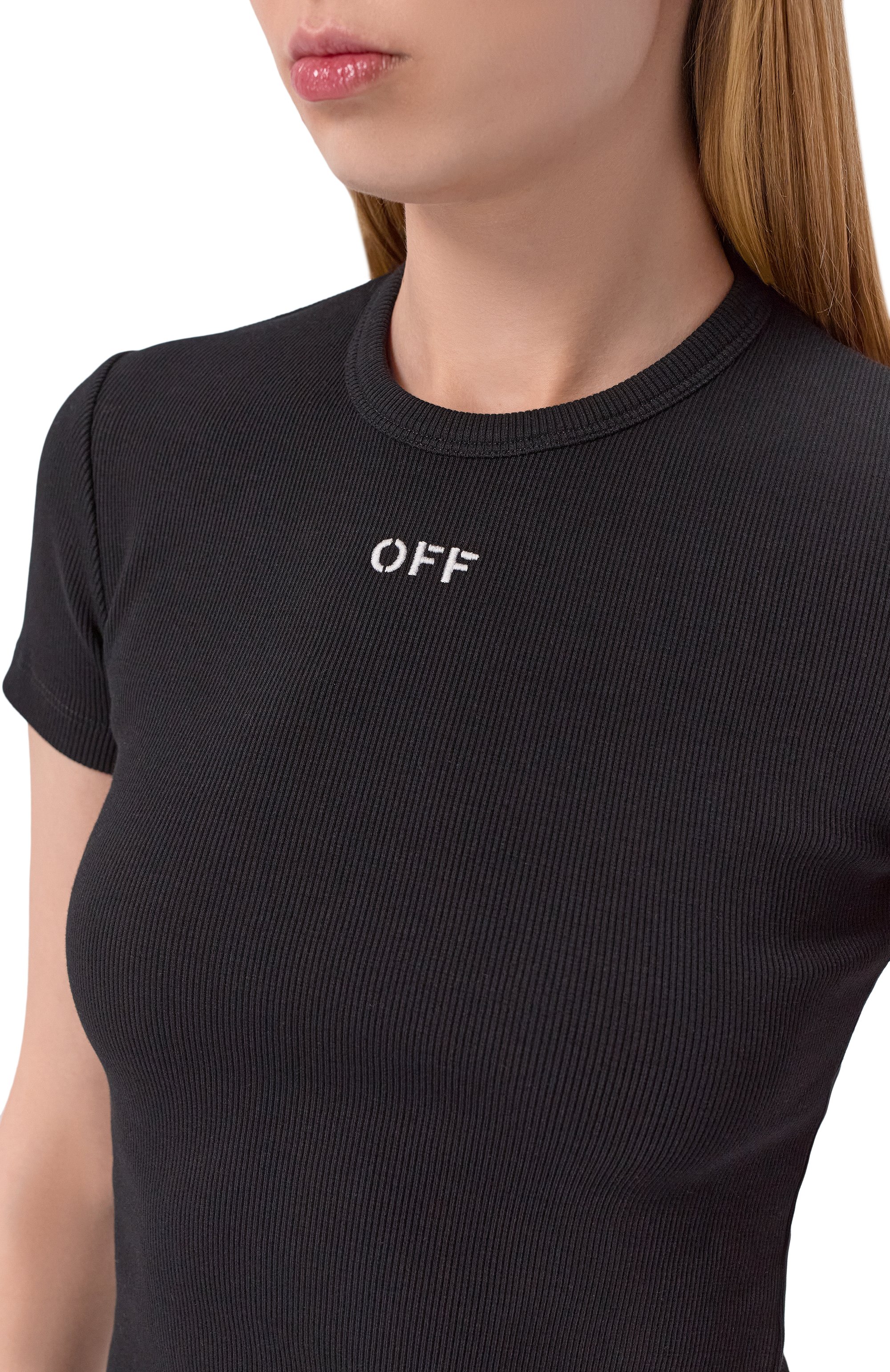 Хлопковая футболка OFF-WHITE, арт. 0WAA065C99JER005, фото 5