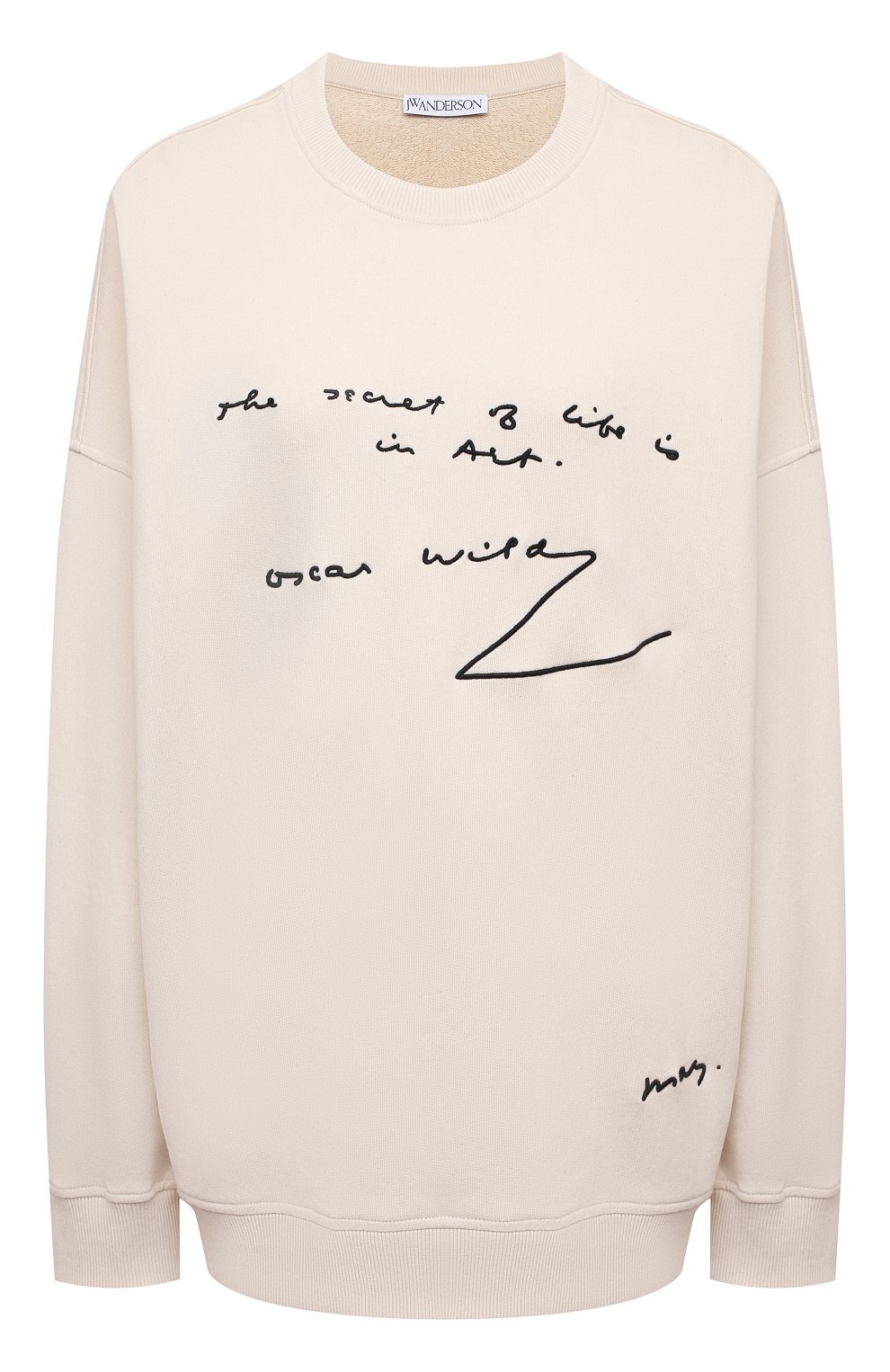 Хлопковый свитшот JW ANDERSON, арт. JW0002 PG0314, фото 1