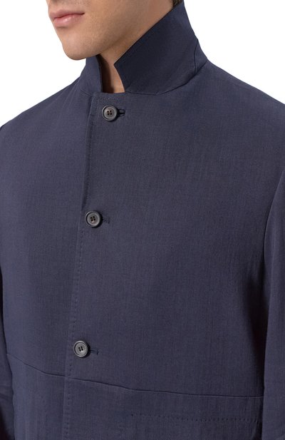 Куртка изо льна и шерсти CORNELIANI, арт. 27LI53/2718468, фото 5