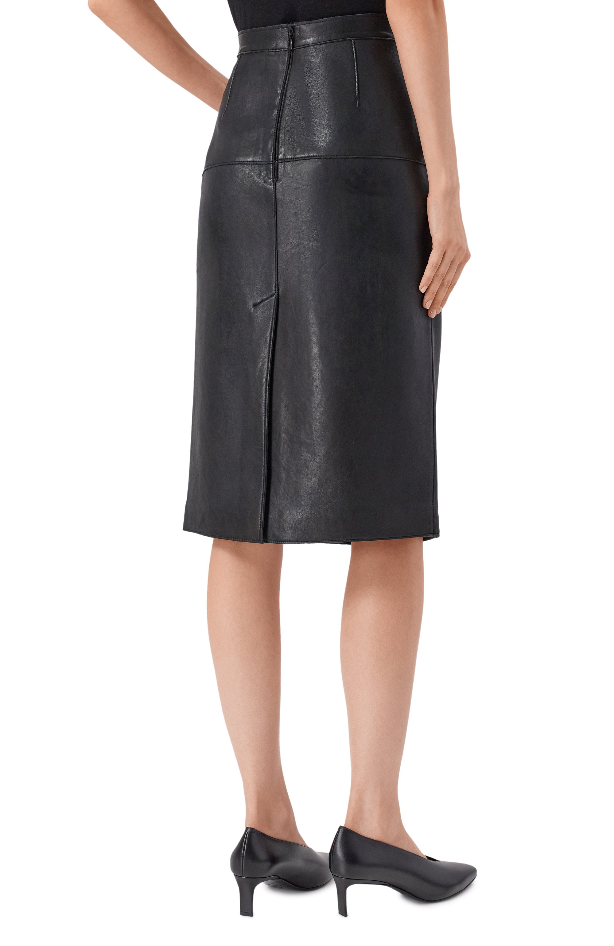 Кожаная юбка P.A.R.O.S.H., арт. MACI0CK25W-D620647S, фото 4