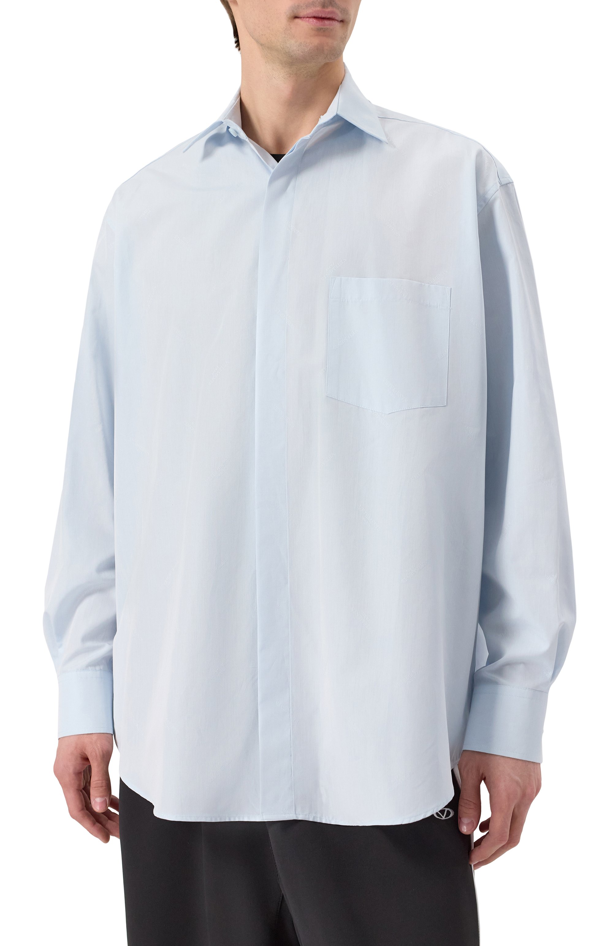 Хлопковая рубашка VETEMENTS, арт. UA66SH400L, фото 3