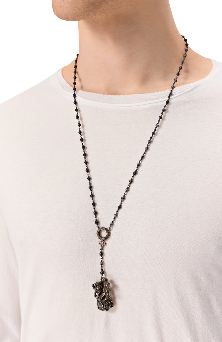 Мужского подвеска GL JEWELRY серебряного цвета, арт. PB583 | Фото 2 (Региональные ограничения белый список (Axapta Mercury): Не проставлено; Нос: Не проставлено; Материал: Серебро)