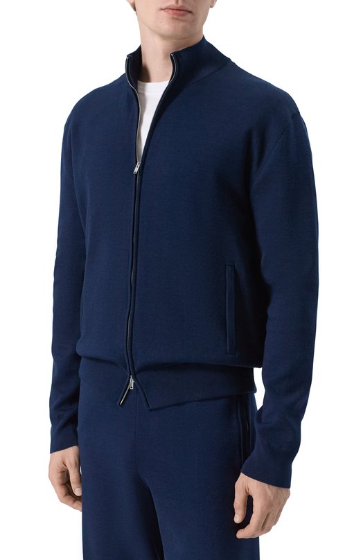 Кардиган из хлопка и шелка MVST M26.CSM.K418/M0142 Синий  M26.CSM.K418/M0142 Фото 3