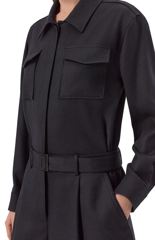 Шерстяной комбинезон Juun.J JW5X71W05 Чёрный  JW5X71W05 Фото 4