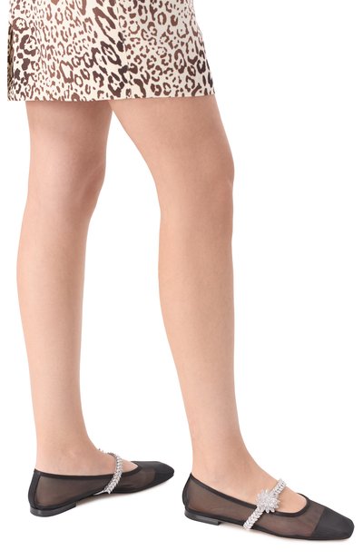 Текстильные балетки lotus flower MACH & MACH, арт. R25-S0913-10-NET-B17, фото 3