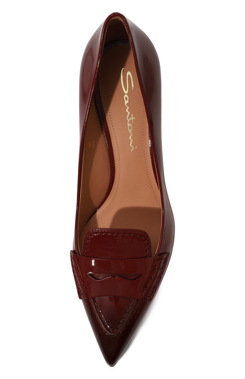 Кожаные туфли SANTONI, арт. WDLG71197HI4NKPN, фото 6