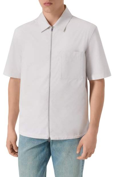 Рубашка из хлопка и лиоцелла 12 STOREEZ, арт. 132165, фото 3