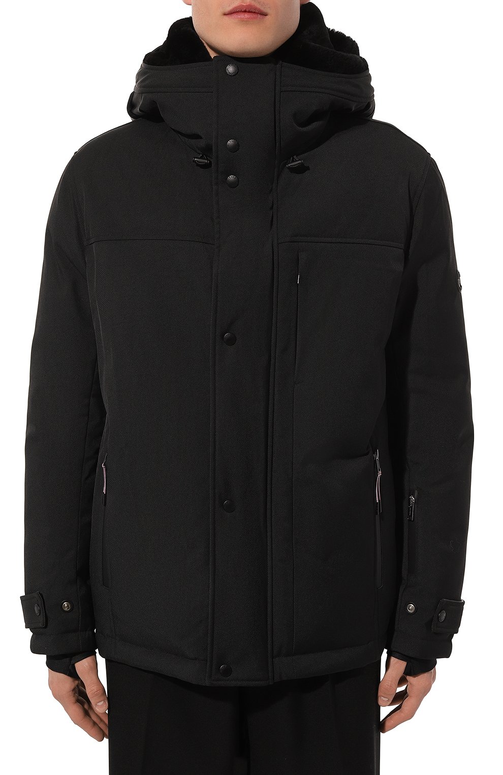 Пуховая куртка YVES SALOMON черного цвета по цене 167000 руб., арт. 25WIV00774K14G, фото 3 Пуховая куртка YVES SALOMON, арт. 25WIV00774K14G, фото 3