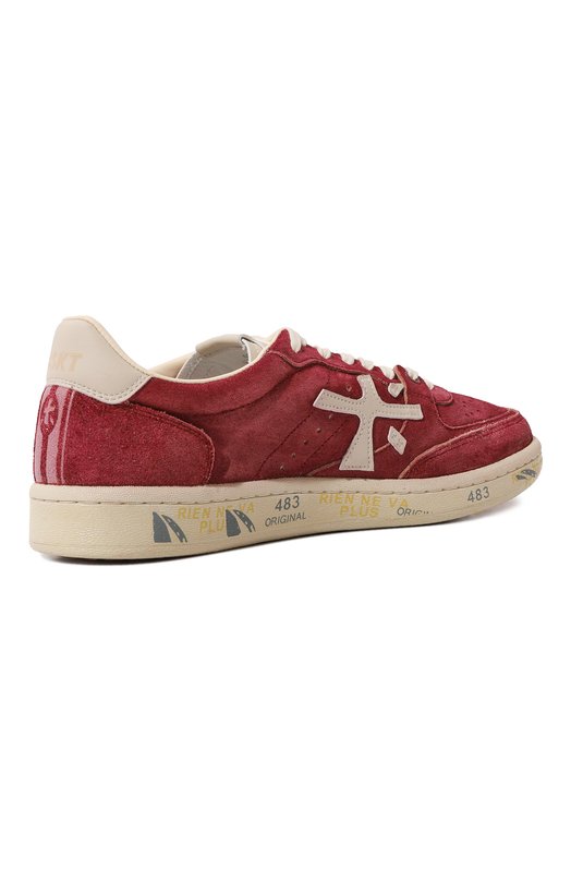 Замшевые кеды Bskt Clay Premiata BSKTCLAD/VAR 6923 Красный  BSKTCLAD/VAR 6923 Фото 5