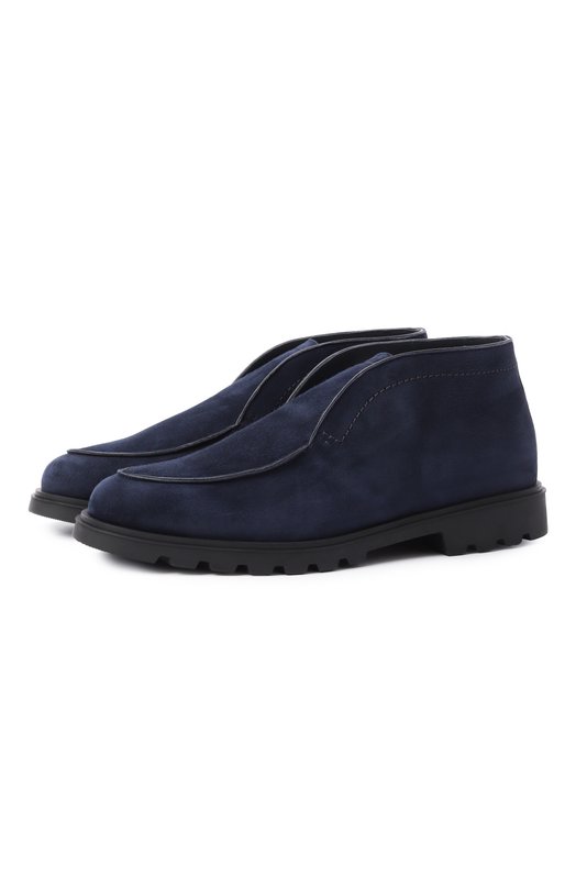 Замшевые ботинки W.Gibbs 1078025/CAM0SCI0 RAIN FUR Синий 1078025/CAM0SCI0 RAIN FUR