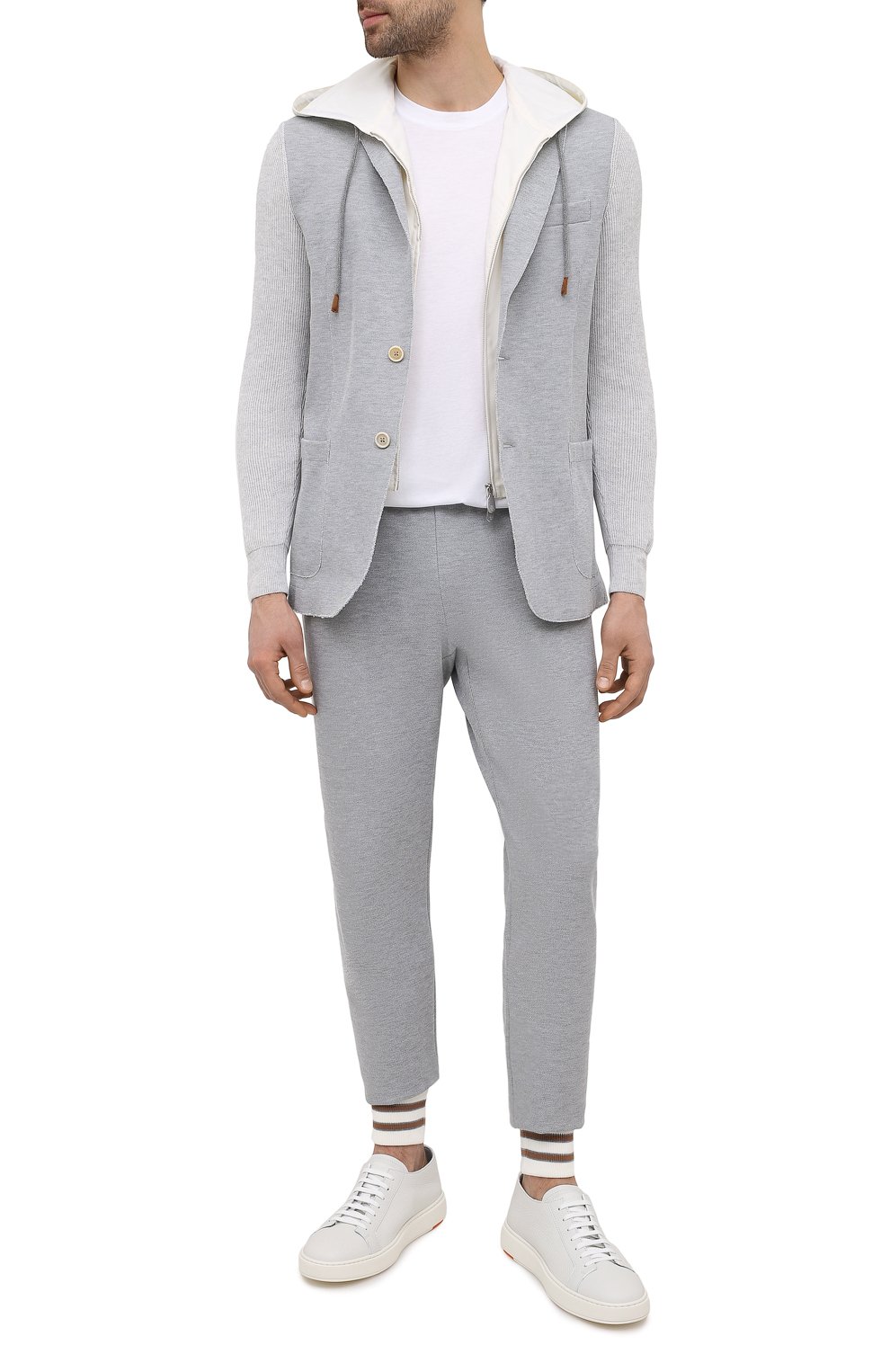 Хлопковые джоггеры ELEVENTY PLATINUM, арт. C76PANC01 TES0C166, фото 2