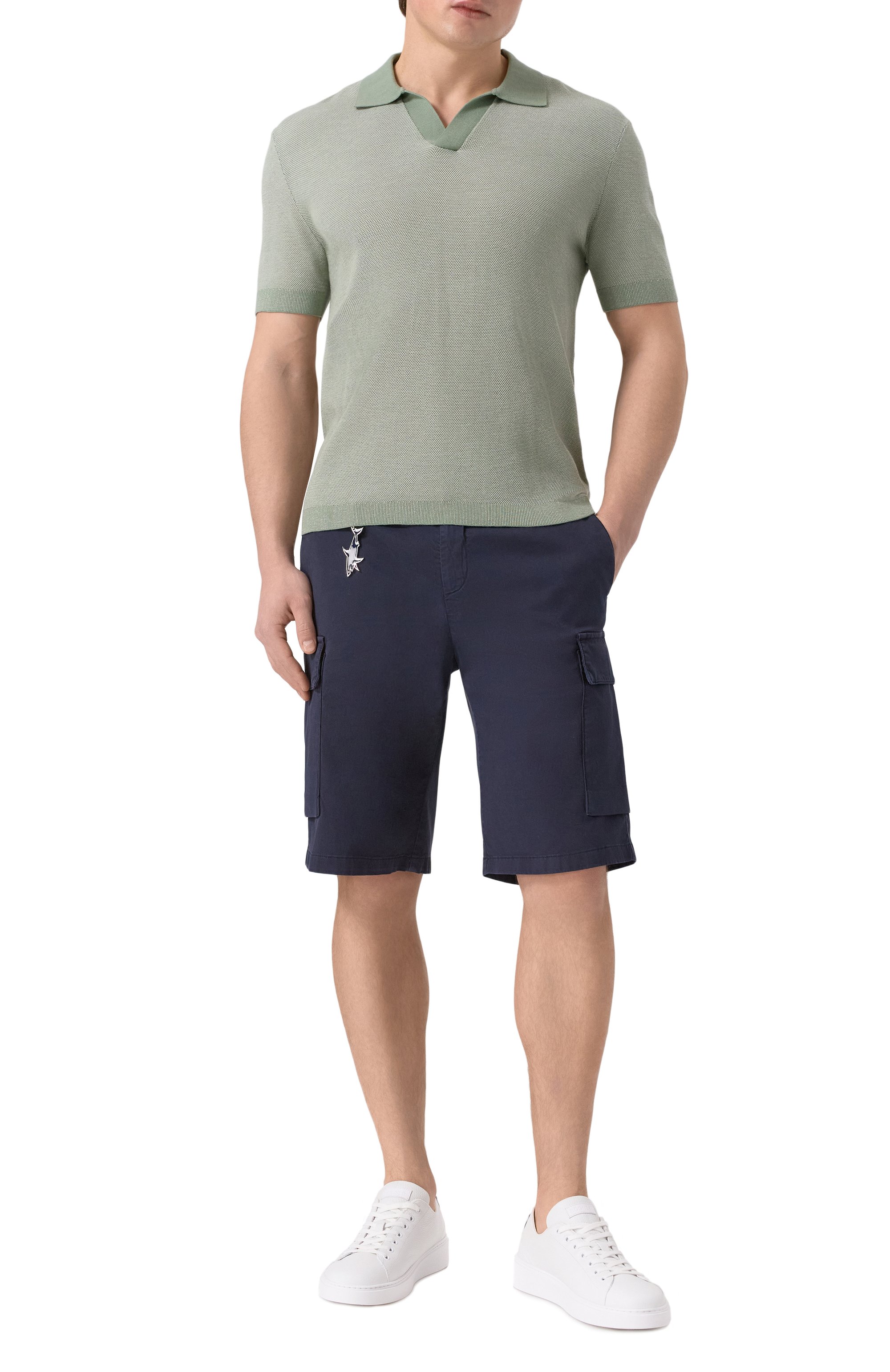 Поло из хлопка и вискозы BOGNER, арт. 88419503, фото 2