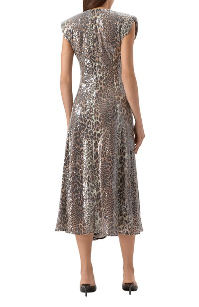 Платье с отделкой пайетками GANNI, арт. T4181/943, фото 4