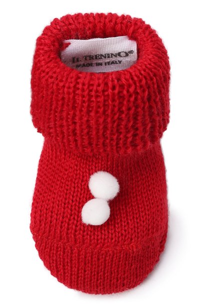 Шерстяные пинетки IL TRENINO, арт. XM-4968, фото 4