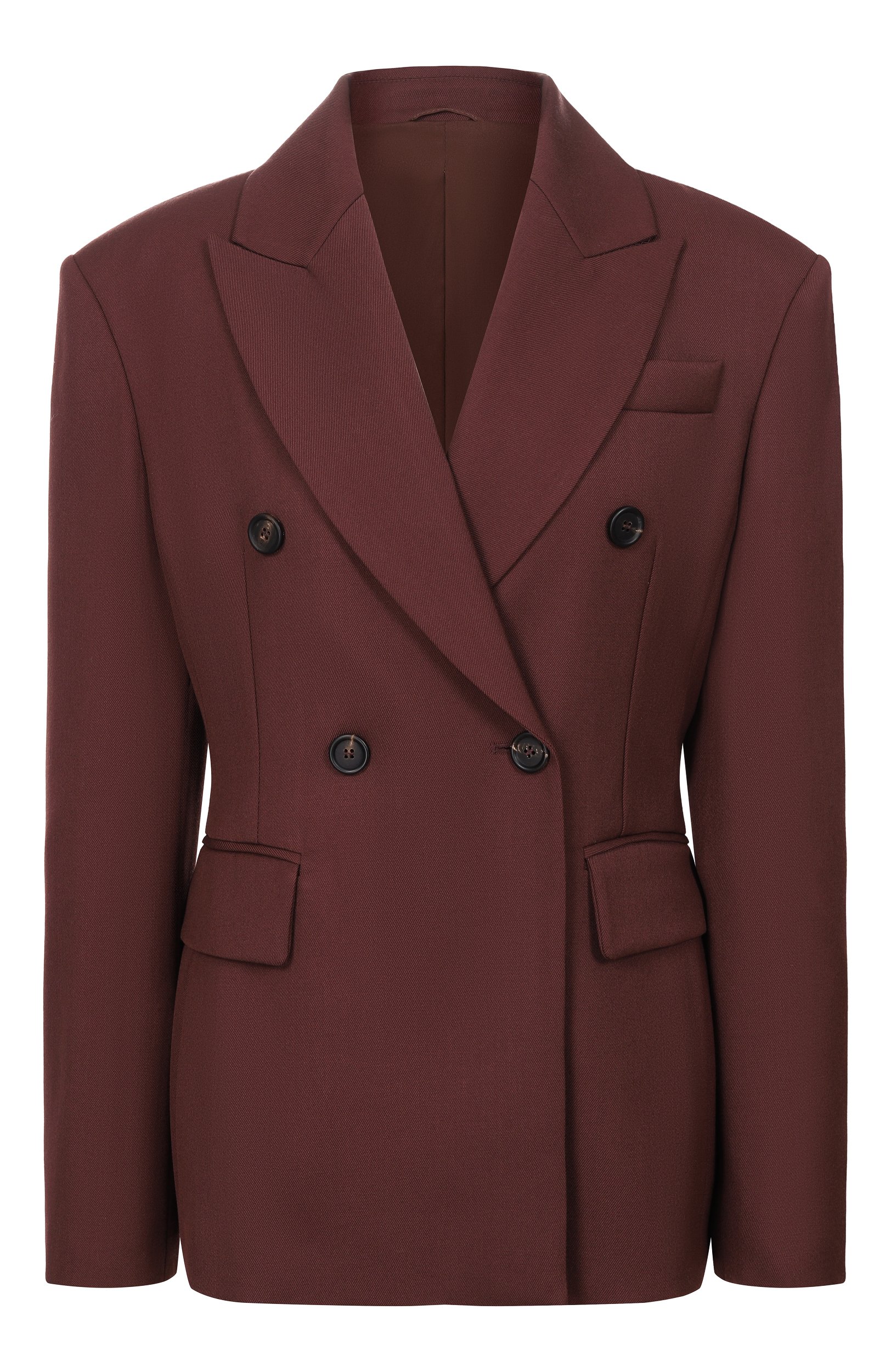 Шерстяной жакет BRUNELLO CUCINELLI бордового цвета по цене 499500 руб., арт. MG5537243P, фото 1 Шерстяной жакет BRUNELLO CUCINELLI, арт. MG5537243P, фото 1