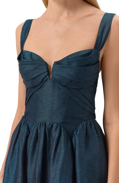 Платье изо льна и шелка ZIMMERMANN, арт. 6847DC261_001, фото 4