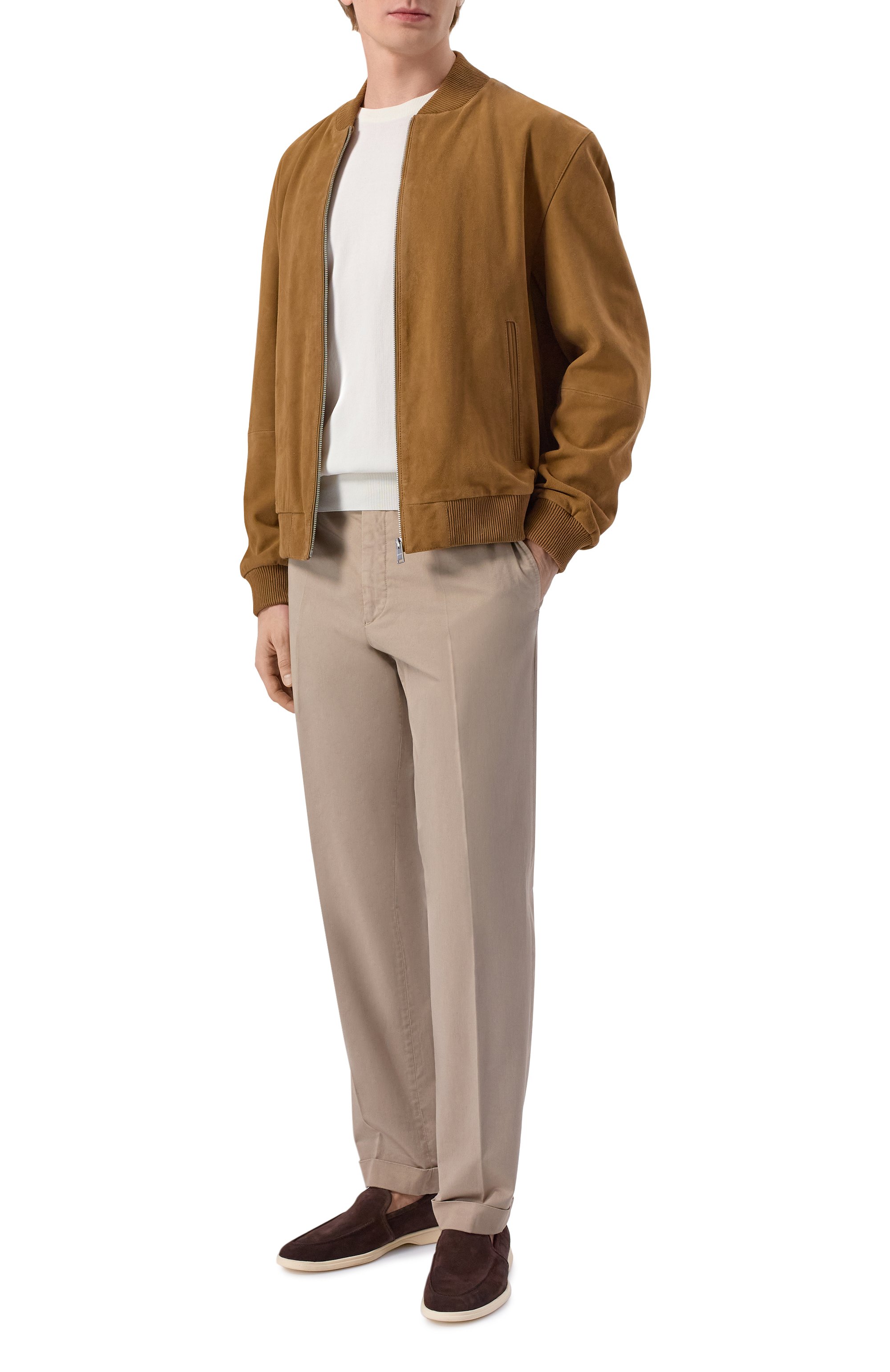 Замшевые лоферы FRANCESCHETTI темно-коричневого цвета по цене 57650 руб., арт. 1078032/R0VESC. GINEVRA, фото 2 Замшевые лоферы FRANCESCHETTI, арт. 1078032/R0VESC. GINEVRA, фото 2