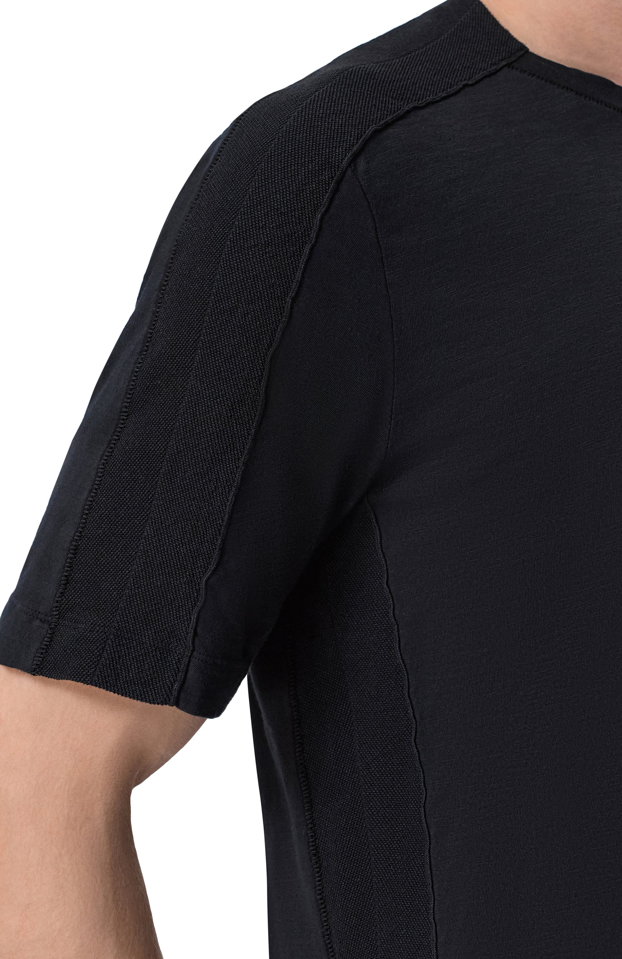 Футболка из хлопка и льна TRANSIT, арт. CFUTRC5400, фото 5