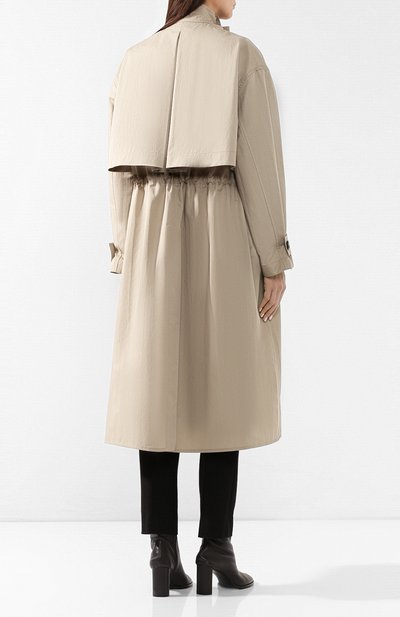 Плащ BOTTEGA VENETA бежевого цвета по цене 376500 руб., арт. 563096/VF1G1, фото 4 Плащ BOTTEGA VENETA, арт. 563096/VF1G1, фото 4