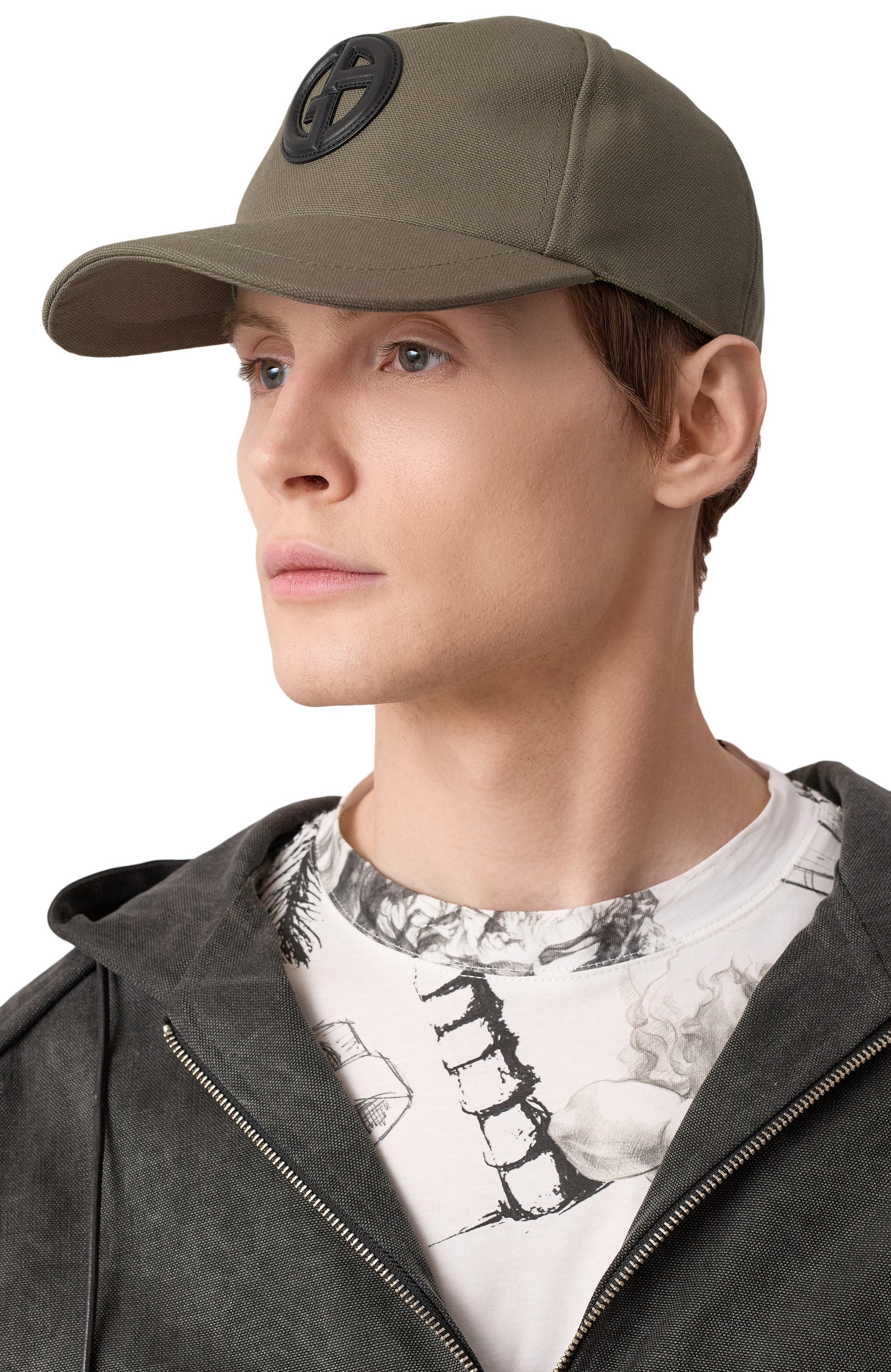 Хлопковая бейсболка GIORGIO ARMANI, арт. GM001048/AF15165, фото 2