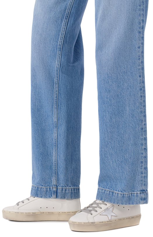 Кожаные кеды Hi Star Golden Goose Deluxe Brand GWF00118.F000329 Белый  GWF00118.F000329 Фото 2