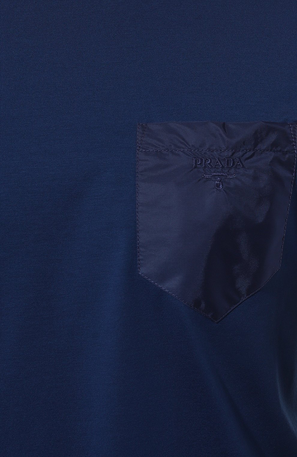 Хлопковая футболка PRADA, арт. UJN587-1UOQ-F0KFE-202, фото 5