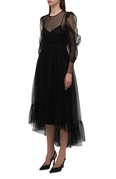 Платье REDVALENTINO черного цвета по цене 103500 руб., арт. UR0VA15L/5K9, фото 3 Платье REDVALENTINO, арт. UR0VA15L/5K9, фото 3