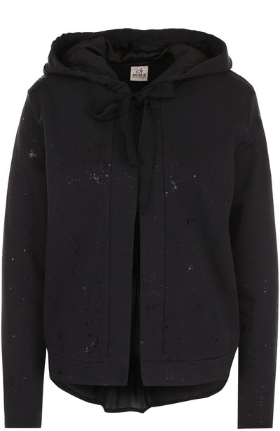 Женский хлопковый кардиган с капюшоном DEHA, арт. D63082
