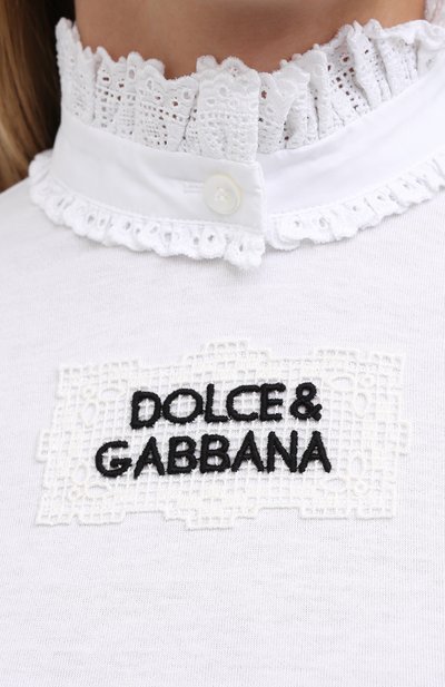 Хлопковая футболка DOLCE & GABBANA, арт. F8M72T/FU7EQ, фото 5