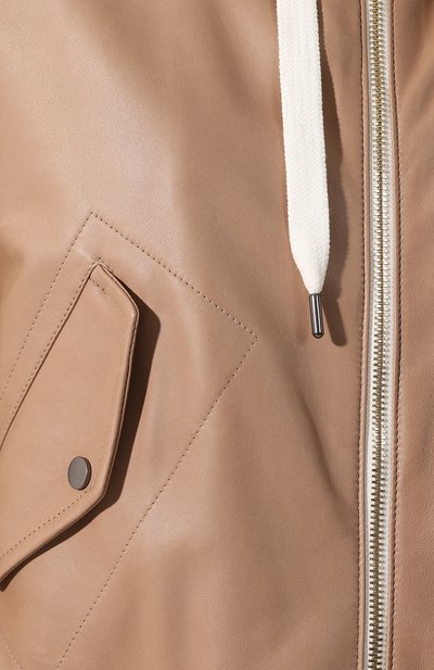 Кожаная куртка BRUNELLO CUCINELLI, арт. MPTAN8526, фото 5