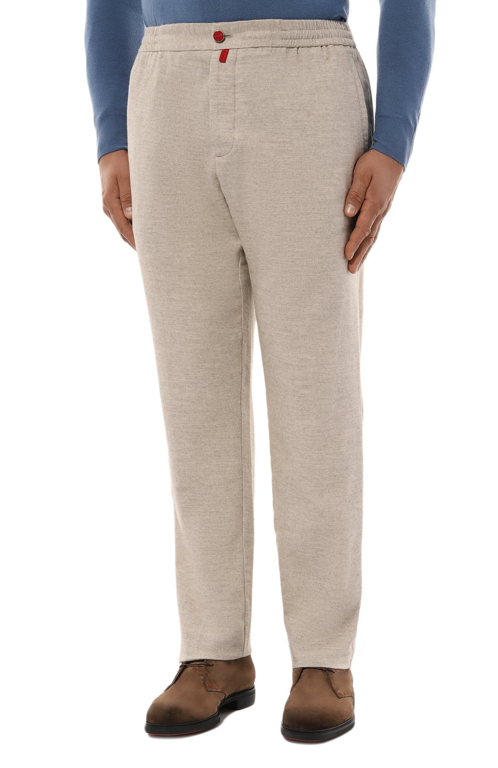 Брюки из хлопка и шерсти KITON, арт. UPLACK0145F03, фото 3