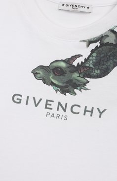 Детский хлопковый лонгслив GIVENCHY белого цвета, арт. H05092 | Фото 3 (Кросс-КТ НВ: Лонгслив; Материал сплава: Проставлено, Проверено; Нос: Не проставлено; Материал внешний: Хлопок; Статус проверки: Проверено, Проверена категория; Ростовка одежда: 18 мес | 86 см)