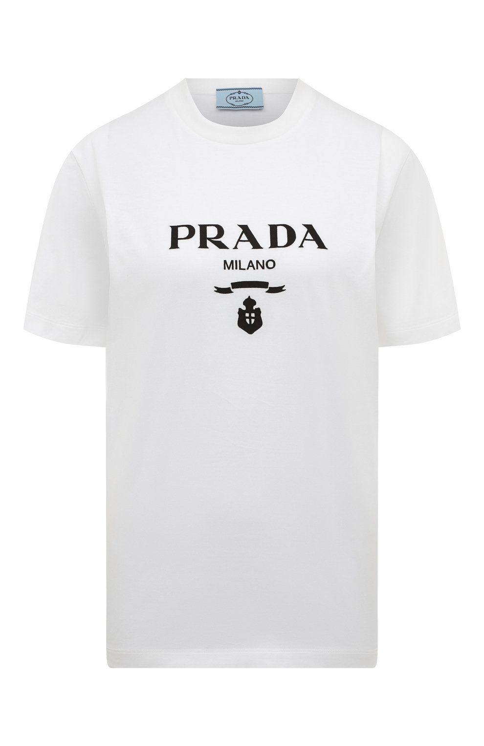 Хлопковая футболка PRADA, арт. 35838R-10GN-F0009-162, фото 1