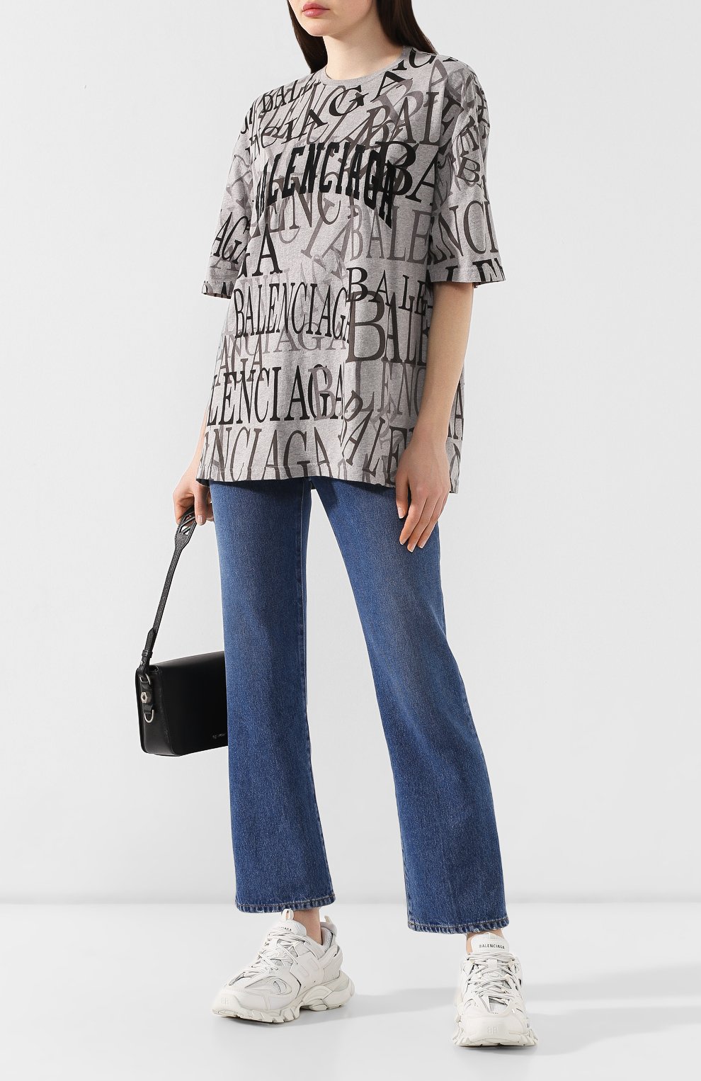 Текстильные кроссовки track BALENCIAGA белого цвета по цене 120500 руб., арт. 542436/W1GB1, фото 2 Текстильные кроссовки track BALENCIAGA, арт. 542436/W1GB1, фото 2