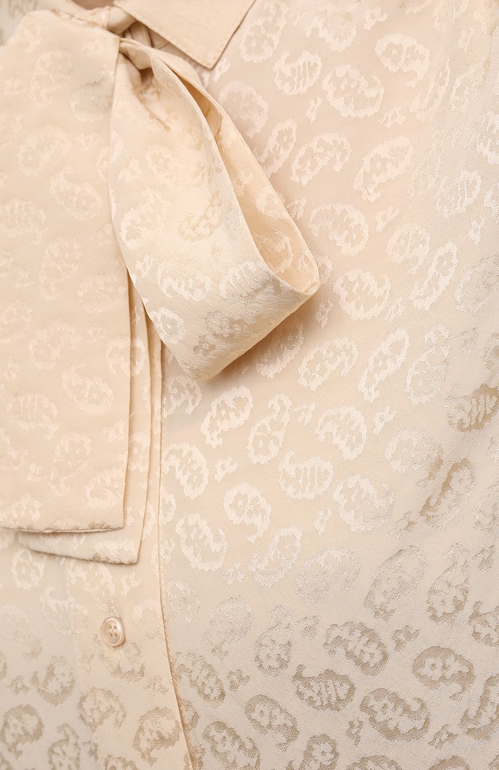 Шелковая блузка SAINT LAURENT, арт. 660889/Y5D16, фото 5