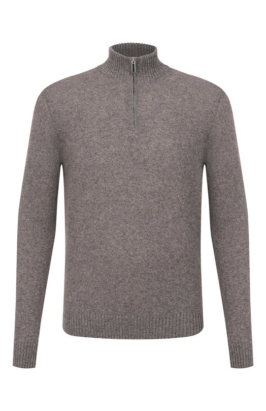 Кашемировый джемпер Andrea Campagna WU26WS350-08/FAWS00 Коричневый WU26WS350-08/FAWS00