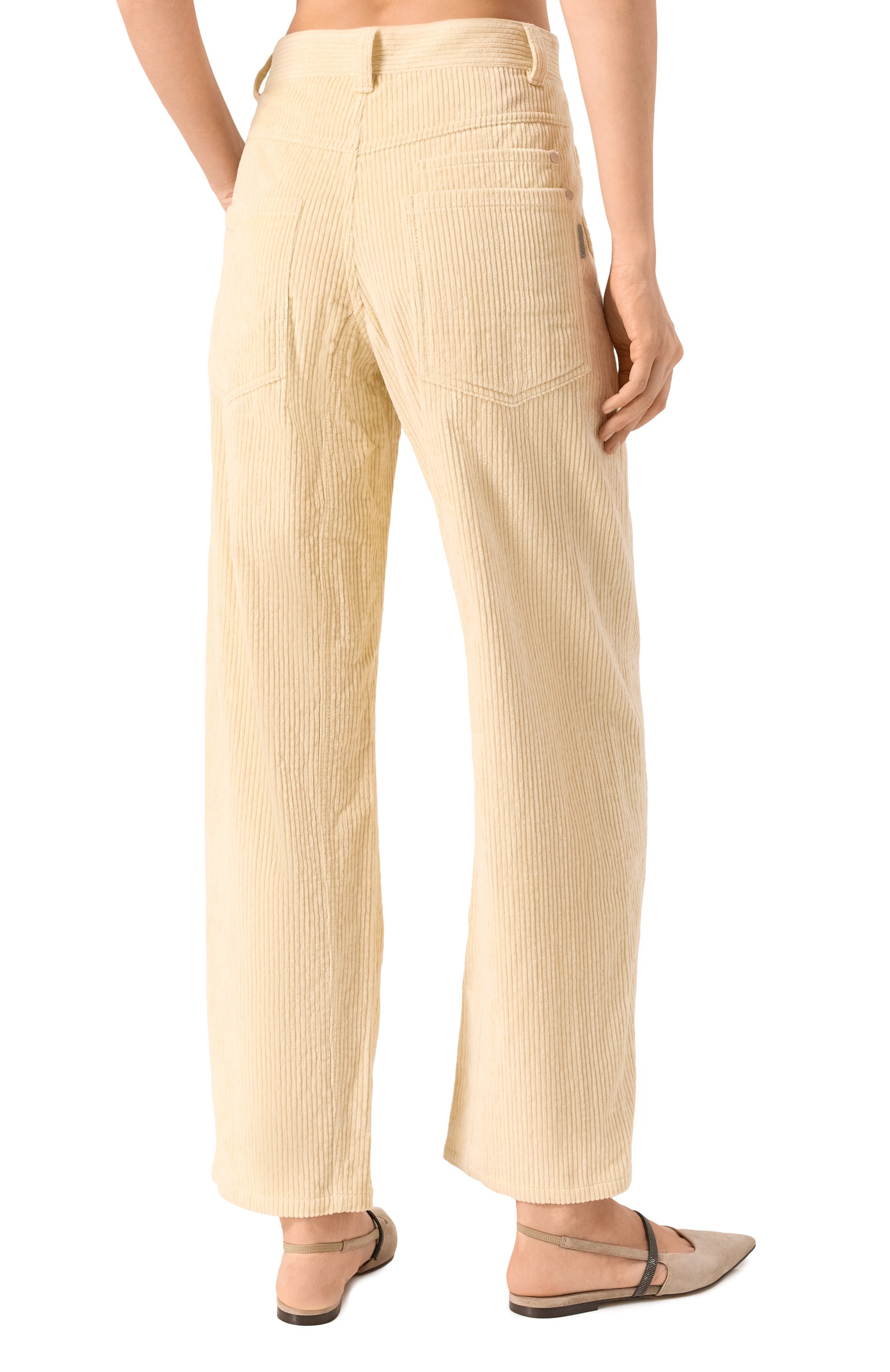 Вельветовые брюки BRUNELLO CUCINELLI, арт. MP574P8656, фото 4