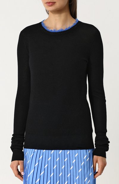 Кашемировый пуловер с круглым вырезом HELMUT LANG, арт. I02HW701, фото 3