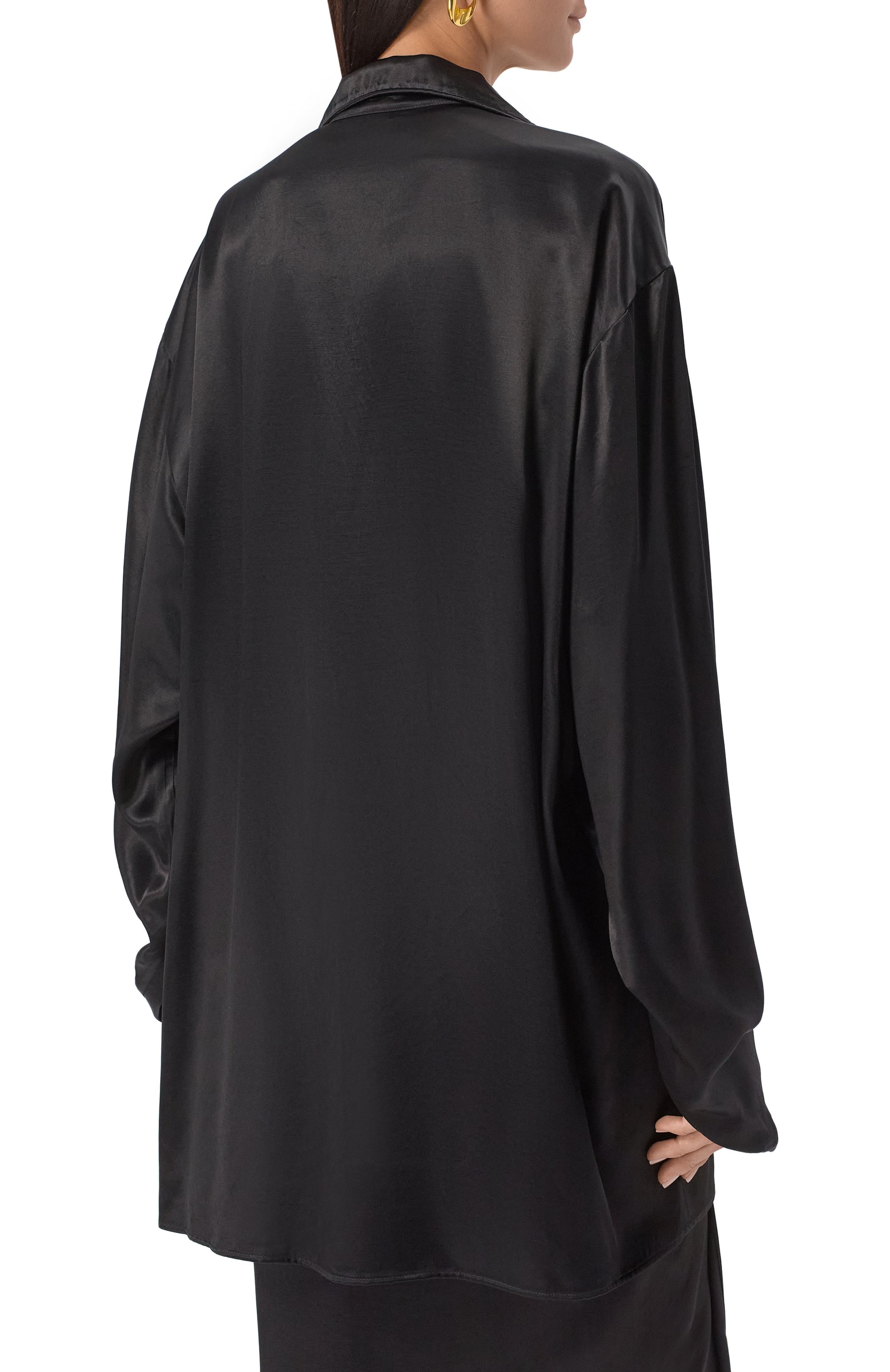 Блузка из вискозы BALENCIAGA, арт. 818436/TL028, фото 4