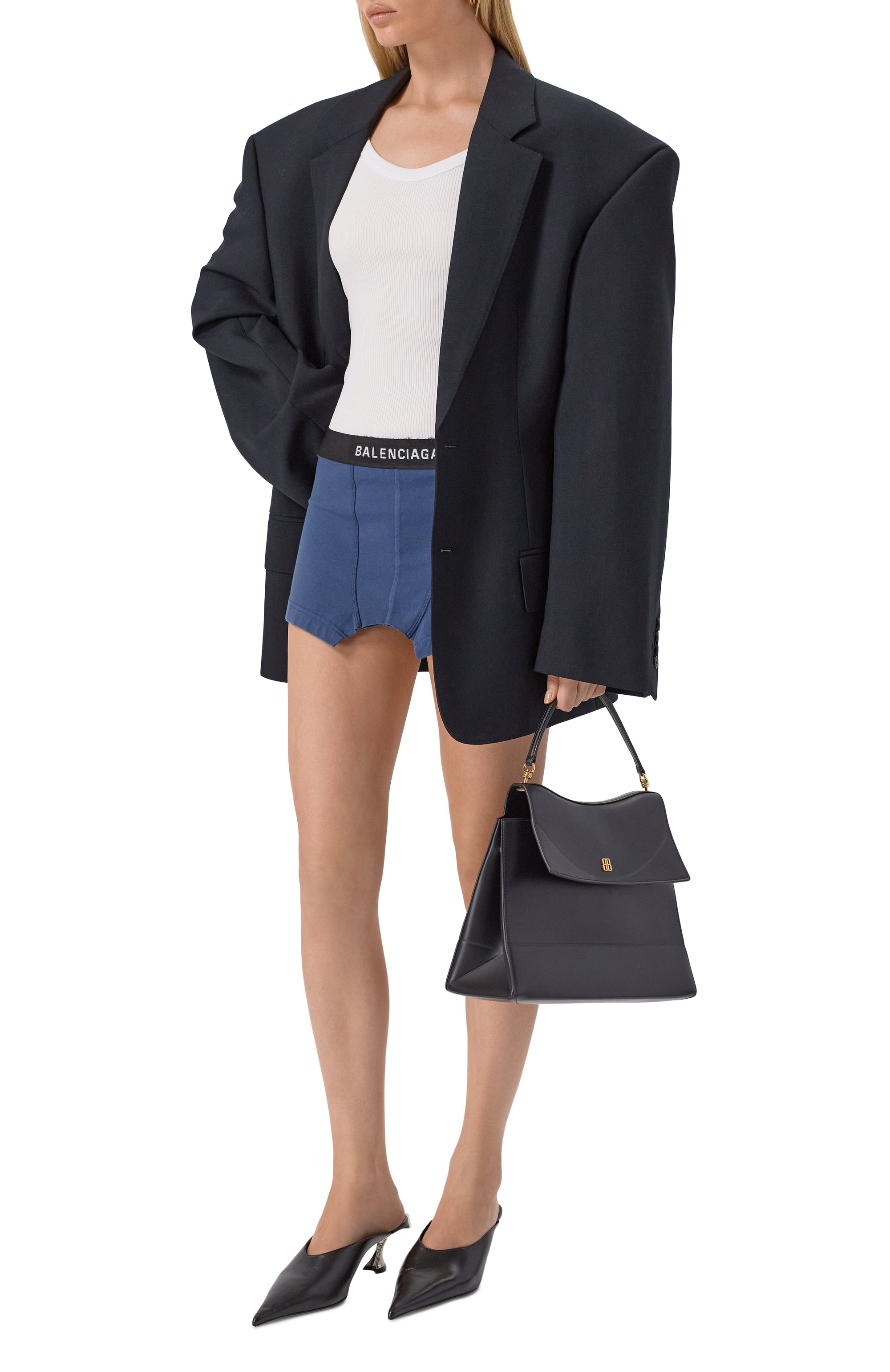 Хлопковая юбка BALENCIAGA, арт. 839695/TSVZ1, фото 2