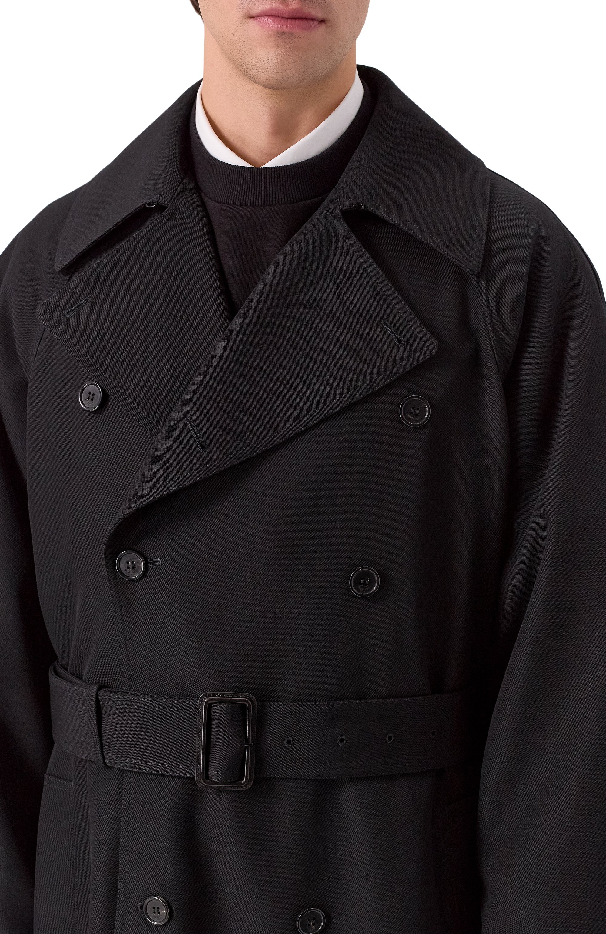 Шерстяное пальто SAINT LAURENT, арт. 848512/Y5J40, фото 5