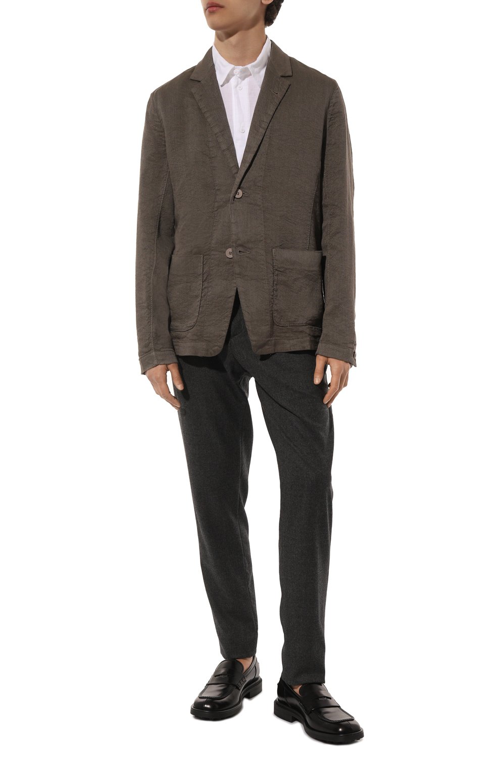 Пиджак изо льна и вискозы TRANSIT, арт. CFUTRTH171, фото 2