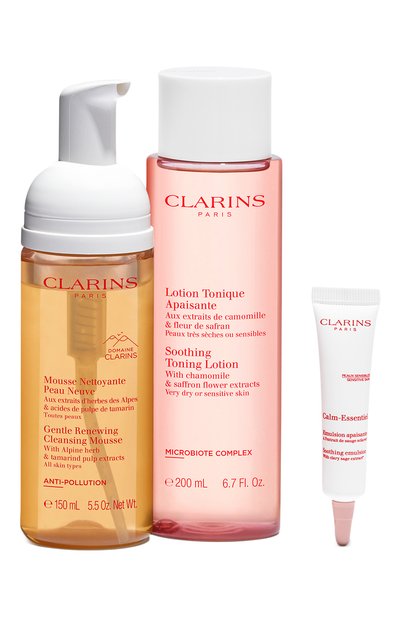 Набор в косметичке cleansing essentials sensetive skin (200+10+150ml) CLARINS, арт. 80097021, фото 3