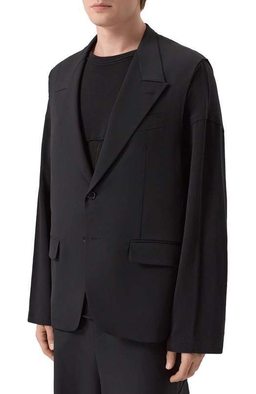 Шерстяной жилет Isabel Benenato UW35S26 Чёрный  UW35S26 Фото 3