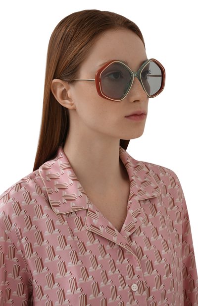 Солнцезащитные очки CHLOÉ разноцветного цвета по цене 39100 руб., арт. CH0061S 002, фото 2 Солнцезащитные очки CHLOÉ, арт. CH0061S 002, фото 2