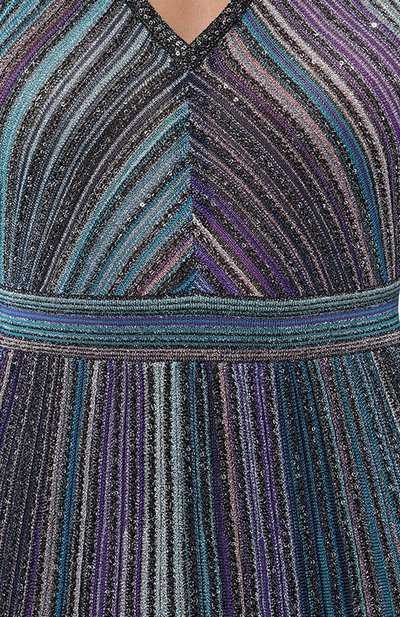 Платье с отделкой пайетками MISSONI разноцветного цвета по цене 227000 руб., арт. DS24WG1M/BK039E, фото 5 Платье с отделкой пайетками MISSONI, арт. DS24WG1M/BK039E, фото 5
