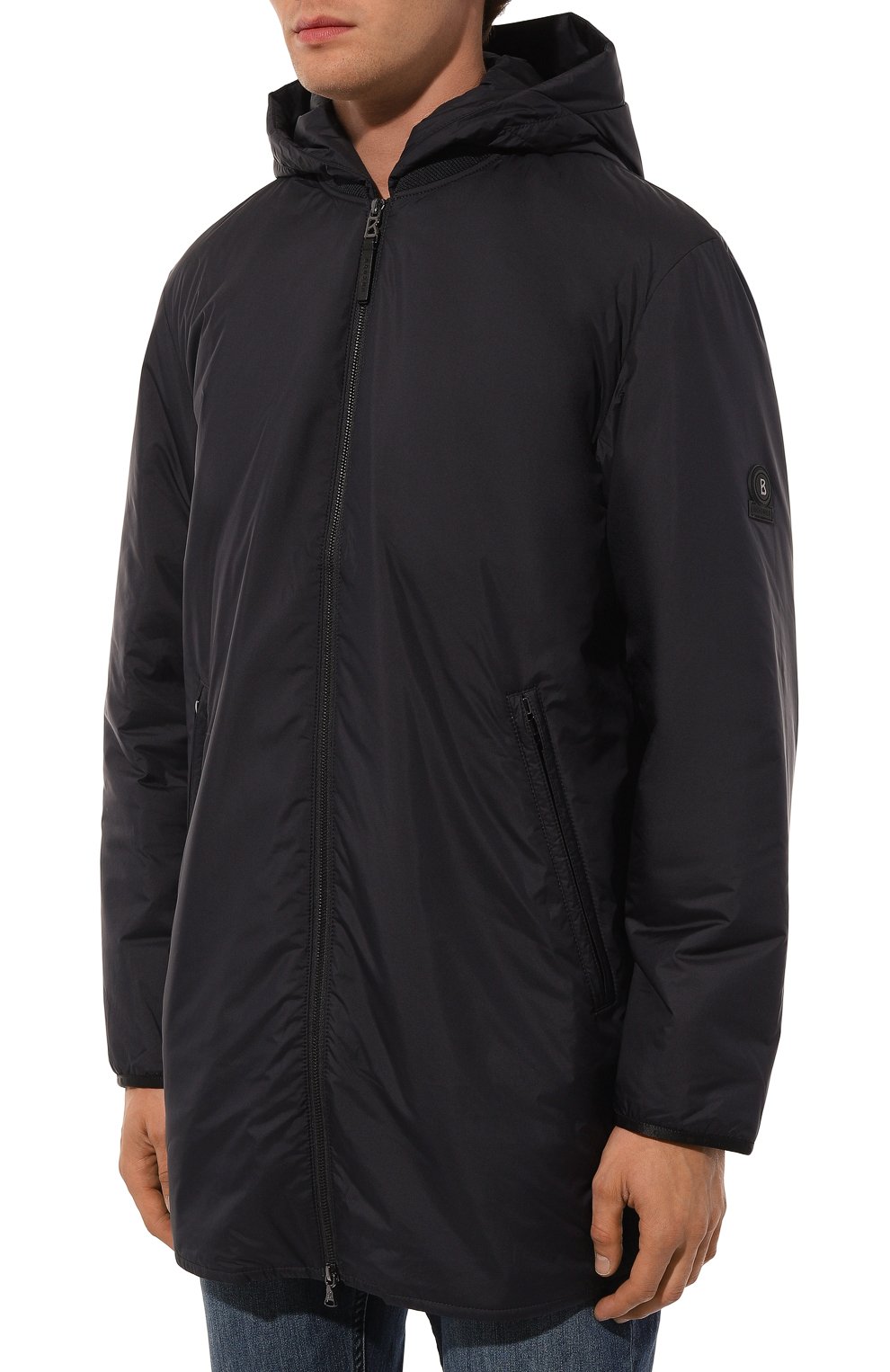 Утепленный плащ BOGNER темно-синего цвета по цене 84400 руб., арт. 38007914, фото 3 Утепленный плащ BOGNER, арт. 38007914, фото 3